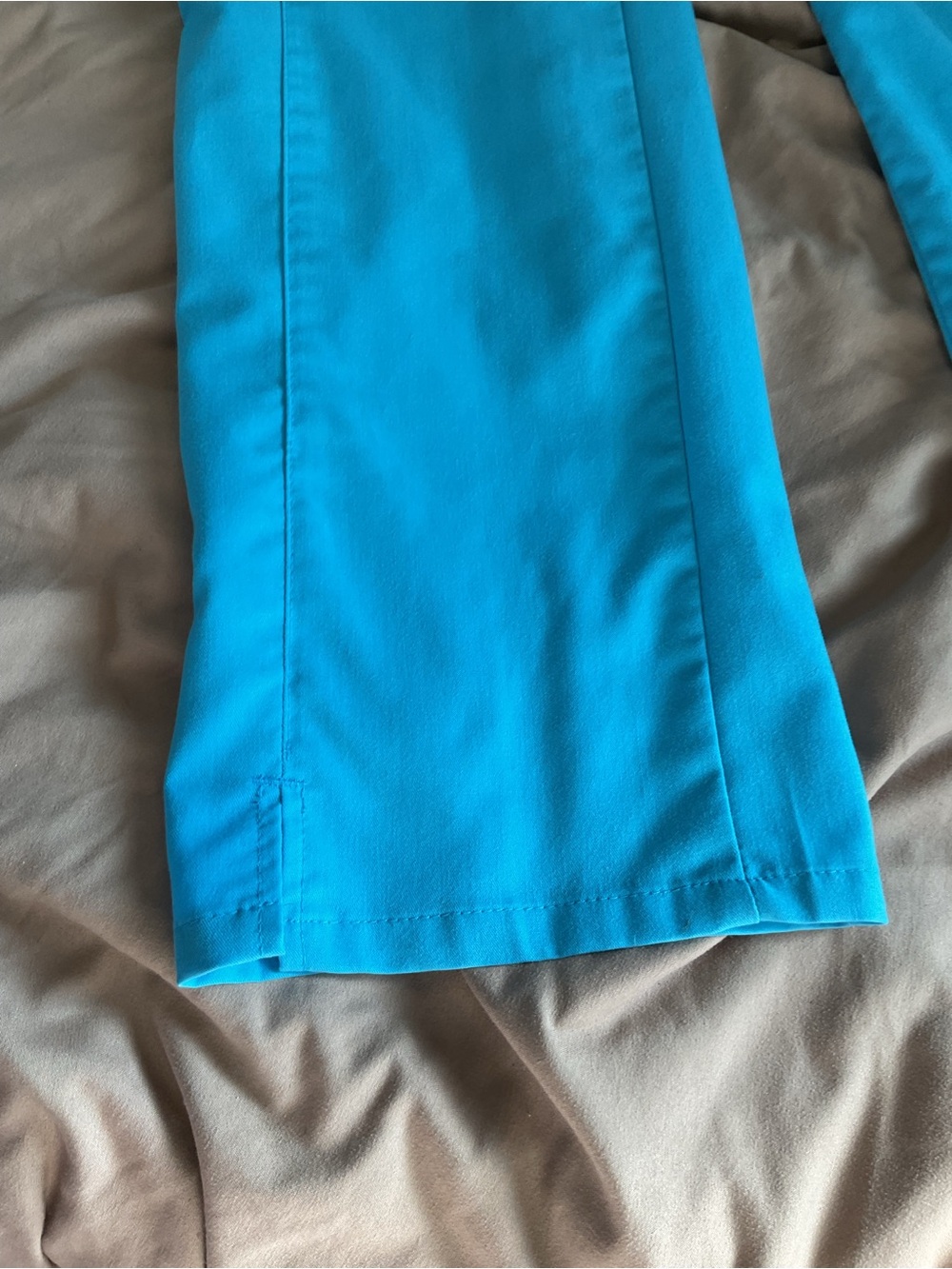 Grey's Anatomy pro wear Barco Teal Spandex Stretch Scrub bottoms size xs petite - Picture 7 of 12